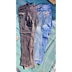 Resell Lot of 4 Pair Jeans, Womens, MX Sizes, h&g, LA idol, MissMe, lei Taylor